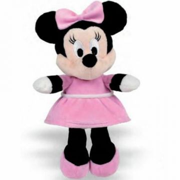 Jucarie de Plus Disney Minnie Mouse Flopsies in Rochita Roz, 25 cm