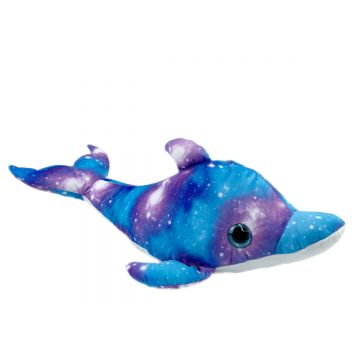 Jucarie de plus Noriel, Delfin Galaxy albastru, 44 cm