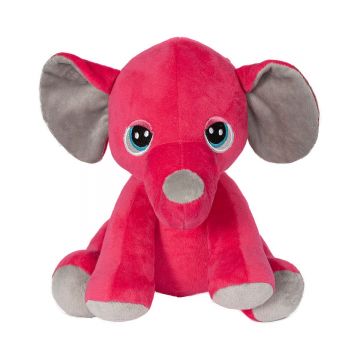 Jucarie de plus Noriel, Elefant 23 cm, Roz