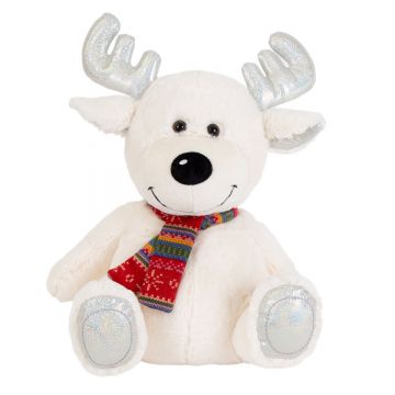 Jucarie de plus, Noriel Plush, Ren polar cu fular, 35 cm