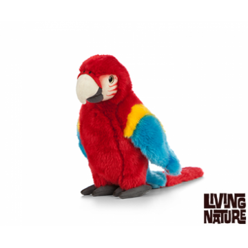 Jucarie de plus - Papagal Macaw rosu