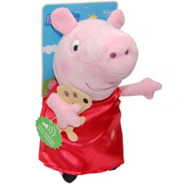 Jucarie de plus, Play by Play, cu sunete, Peppa Pig, 21 cm