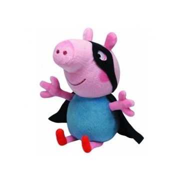 Plus Peppa Pig - George Supereroul (28 cm) - Ty