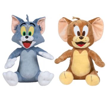 Set 2 jucarii de plus, Play By Play, Tom 28 cm si Jerry 25 cm