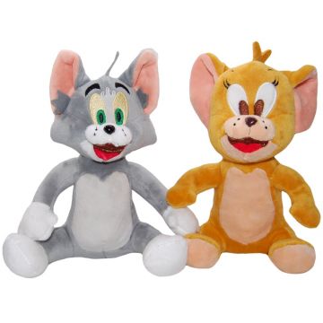 Set 2 jucarii de plus Tom And Jerry, Play By Play, 18 cm