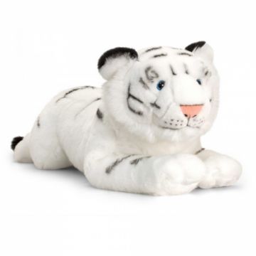 Tigru alb de plus Wild 58 cm Keel Toys