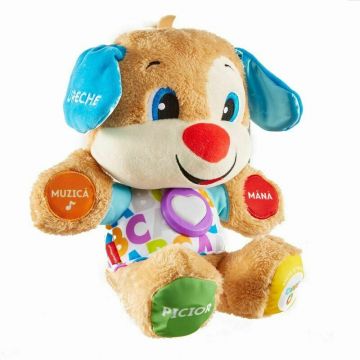 Mattel - Jucarie din plus interactiva Catelusul vorbitor si educativ , In limba romana, Multicolor