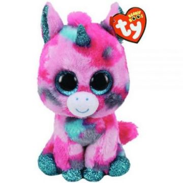 Plus unicornul roz cu pete aqua GUMBALL (15 cm) - Ty