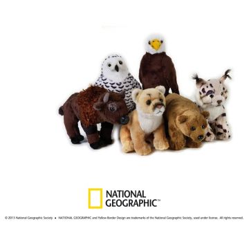 Pui animal America de Nord de plus National Geografic 18 cm