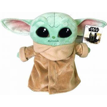 Simba - Jucarie din plus Baby Yoda Mandalorian , Star Wars , 25 cm