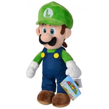 Jucarie de plus Simba Super Mario, Luigi 30 cm