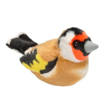 Wild republic - Jucarie din plus interactiva Sticlete - European Goldfinch , Cu sunet