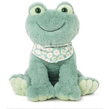 Broscuta de plus cu esarfa Amek 30 cm