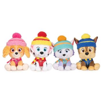 Catelus de plus cu esafra si palarie Paw Patrol 15 cm