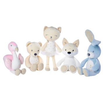 Jucarie de plus animal Nicotoy 30 cm diverse modele