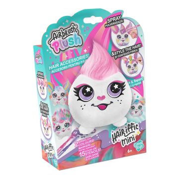 Jucarie de plus de colorat, Airbrush Plush, Mini Hair-iffic
