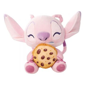 Jucarie de plus, Disney Stitch, Angel with Cookie, 25 cm