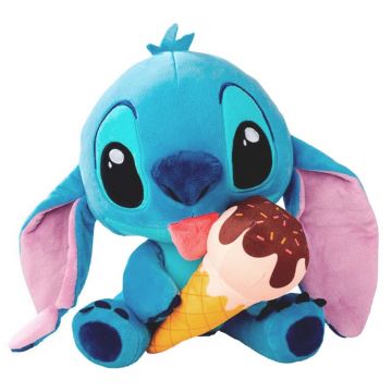 Jucarie de plus, Disney Stitch cu Ice Cream, 25 cm