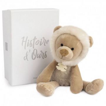 Jucarie de Plus, Histoire d'Ours, Leu, 30 cm, Bej Jucarie de Plus, Histoire d'Ours, Leu, 30 cm, Bej
