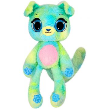 Jucarie de plus parfumata, Bubble Pops, S1, Blueberry Bounce Puppy, 34 cm