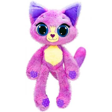 Jucarie de plus parfumata, Bubble Pops, S1, Grape Glee Kitty, 34 cm