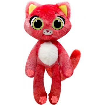Jucarie de plus parfumata, Bubble Pops, S1, Grapefruit Glimmer Cat, 34 cm