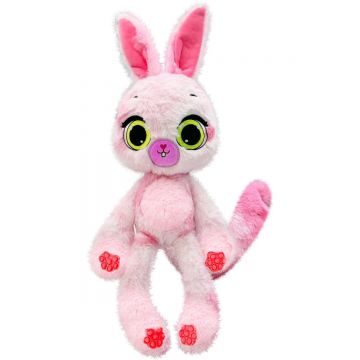 Jucarie de plus parfumata, Bubble Pops, S1, Strawberry Snuggle Bunny, 34 cm