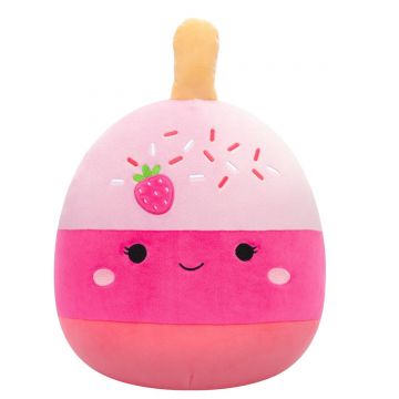 Jucarie de plus, Squishmallows, Capsunica Pama, 30 cm Jucarie de plus, Squishmallows, Capsunica Pama, 30 cm