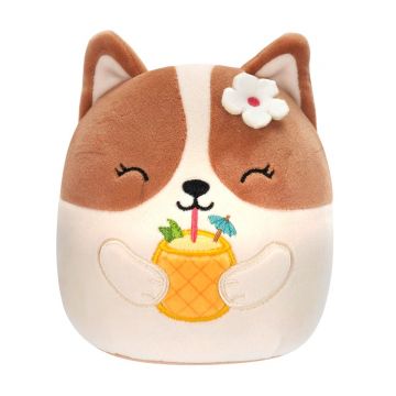 Jucarie de plus, Squishmallows, Corgiul Regina, 19 cm Jucarie de plus, Squishmallows, Corgiul Regina, 19 cm