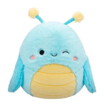 Jucarie de plus, Squishmallows, Fuzzamallows, Greierele Giles, 30 cm Jucarie de plus, Squishmallows, Fuzzamallows, Greierele Giles, 30 cm