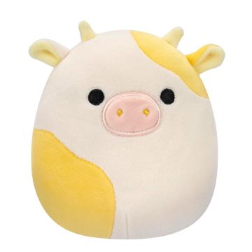 Jucarie de plus, Squishmallows, Vacuta Bodie, 19 cm Jucarie de plus, Squishmallows, Vacuta Bodie, 19 cm