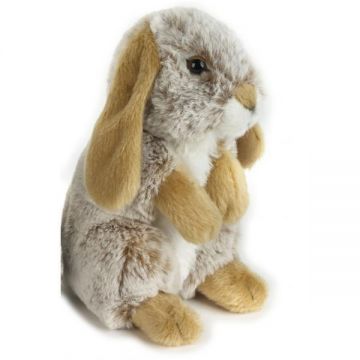 Jucarie din plus Iepure Greg 18 cm bej