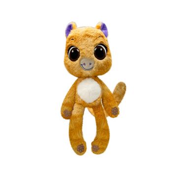 Jucarie mini de plus parfumata, Bubble Pops, S1, Chocolate Charm Capibara, 23 cm