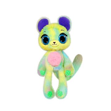 Jucarie mini de plus parfumata, Bubble Pops, S1, Lemony Zest Mouse, 23 cm