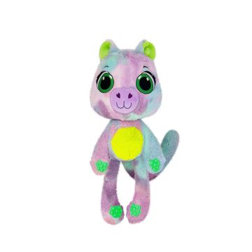 Jucarie mini de plus parfumata, Bubble Pops, S1, Spearmint Splash Capibara, 23 cm