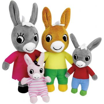 Trotro si Familia ,   Set de 4 Plusuri