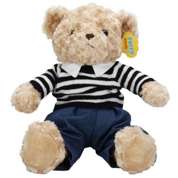 Ursulet de plus in costum, Puffy Friends, 37 cm
