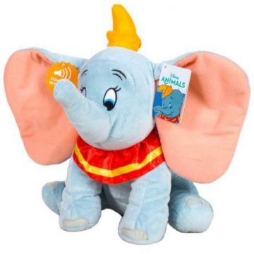 Jucarie din plus cu sunete Dumbo, 20 cm