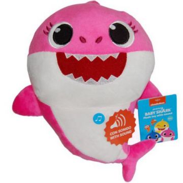 Jucarie muzicala din plus Mummy Shark, Baby Shark, 25 cm