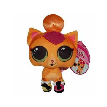 Play by Play - Jucarie din plus si material textil Neon Kitty, L.O.L. Surprise! Pets, 20 cm