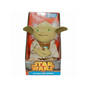 Play by Play - Jucarie din plus si material textil, Star Wars Yoda, 20 cm