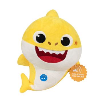 Play by play - Jucarie muzicala din plus Baby Shark, 18 cm