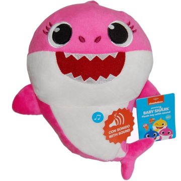 Play by play - Jucarie muzicala din plus Mummy Shark, Baby Shark, 35 cm