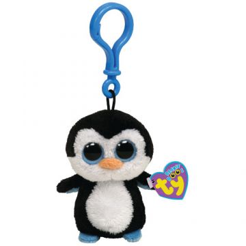 Breloc Ty Pinguinul Waddles 8.5 cm