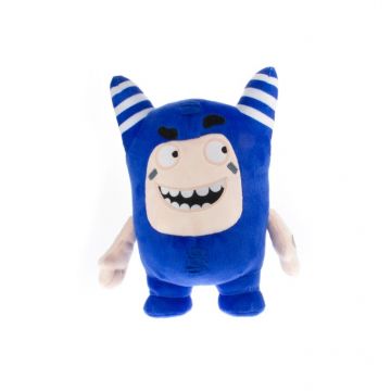 Jucarie de plus cu sunete Oddbods albastru Pogo 25 cm