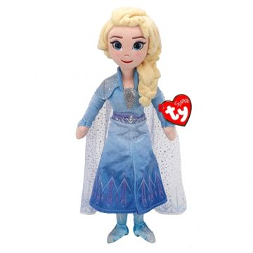 Jucarie de Plus cu Sunete Ty Printesa Elsa - Frozen 2, 40 cm