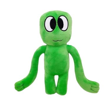 Jucarie de plus IdeallStore® Rainbow Friends Roblox, Green Friend, 29 cm, verde