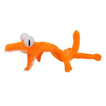 Jucarie de plus IdeallStore® Rainbow Friends Roblox, Orange the Croc, 32 cm, portocaliu