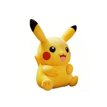 Jucarie de plus, Pikachu, Pokemon, galben, 50 cm
