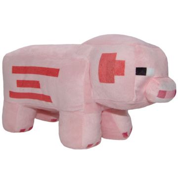 Jucarie de plus, Play By Play, Pig Minecraft, 28 cm